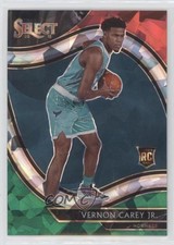 2020-21 Select Courtside Red White Green Cracked Ice Prizm Vernon Carey Jr 0y59