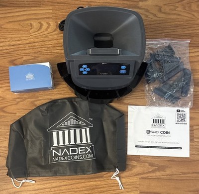 Nadex S540 Automatic Coin Counter, Sorter & Wrapper Machine 300 Coins/Minute