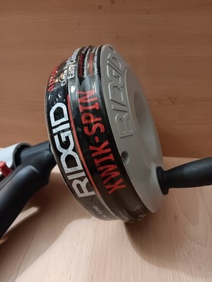 RIDGID Kwik-Spin Hand Spinner Auger Auto Feed Trigger 41348 25' Kink Resistant