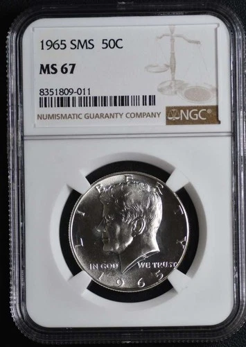 1965 Kennedy Half NGC SMS MS67 #a