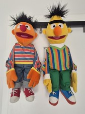 Original LIVING PUPPETS  Handpuppen ERNIE UND BERT - Sesamstraße *Retro*