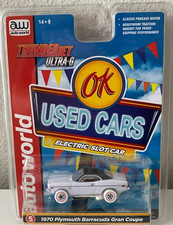 Auto World I WHEELS 1970 Plymouth Barracuda Gran Couple HO Slot Car