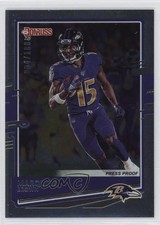 2020 Panini Donruss Press Proof Silver 4/100 Marquise Brown #34 t4q