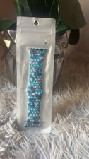 Blue/White Cartoon Silicone Two-Piece Strap Band for Apple Watch 38/40mm