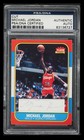1986 Fleer Michael Jordan Rookie Cut Auto PSA DNA Authentic Chicago Bulls HOF