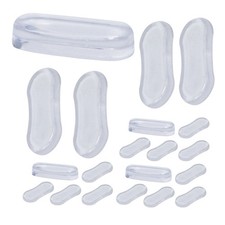 20 Pcs Silicone Toilet Lid Cushion Seat Bumper Universal Bumpers