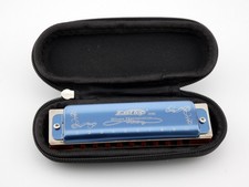Easttop Blues Harmonica 008K 10 Hole Key of G with Case