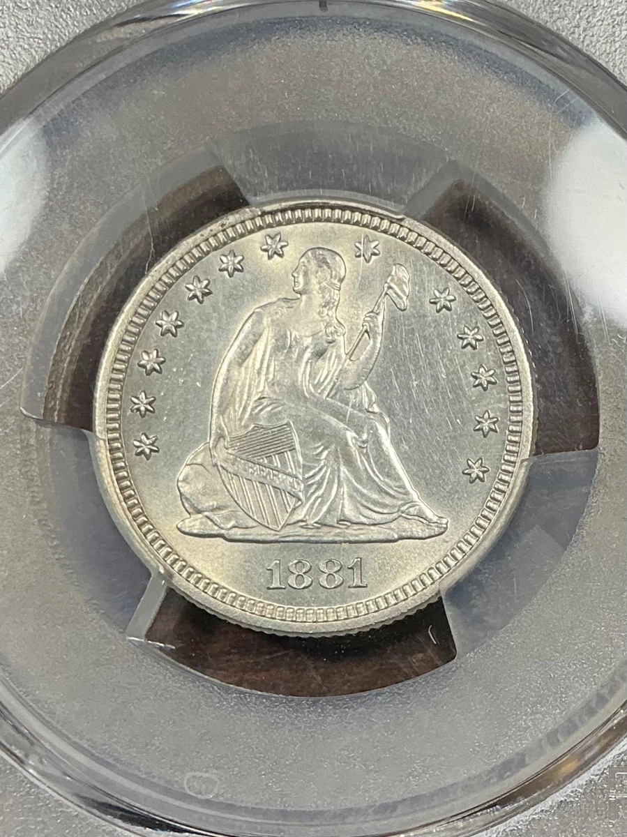 1881 Year Seated Liberty US Quarters (1838-1891) for sale | eBay