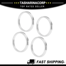 OD 83.1mm to ID 73.1mm Car Wheel Hub Centric Rings Aluminum Alloy 4Pcs