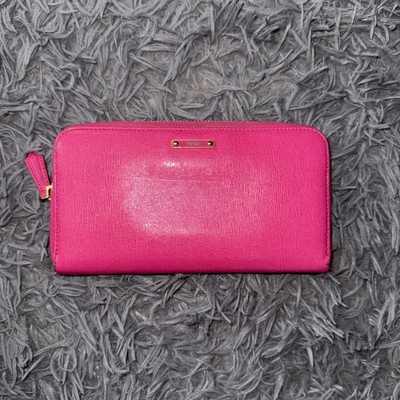 The Fendi Crayons Wallet AKA the Fendi Women's Pink Leather Elite Zip Around