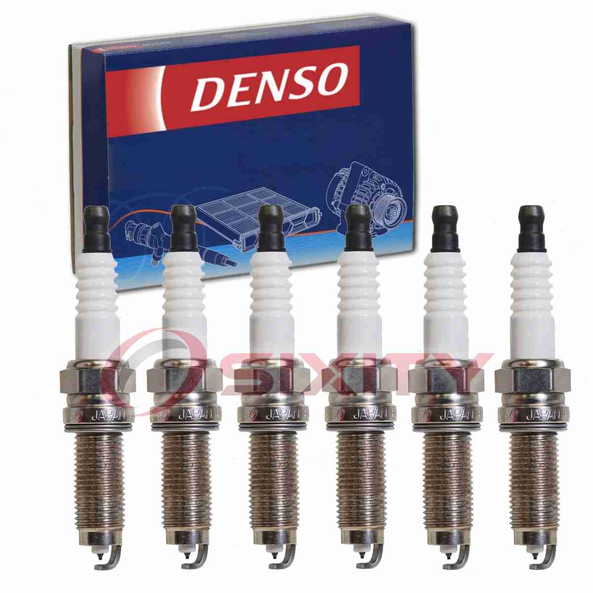 6 pc Denso Spark Plugs for 2014-2016 Ram ProMaster 2500 3.6L V6 Ignition io