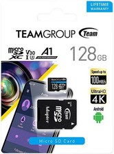 TeamGroup Elite 128GB Micro SDXC Card, Compatible With Latest Mobile Devices