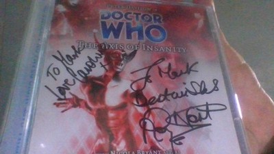 The Axis of Insanity  Doctor Who  CD  SIGNED AUTOGRAPH - Caroline Morris & North