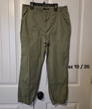 SANCTUARY - 10/30" - EUC - MAYA OLIVE GREEN JOGGERS