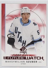 2024-25 SP Authentic Future Watch Limited Red Maksymilian Szuber #195 0wl1