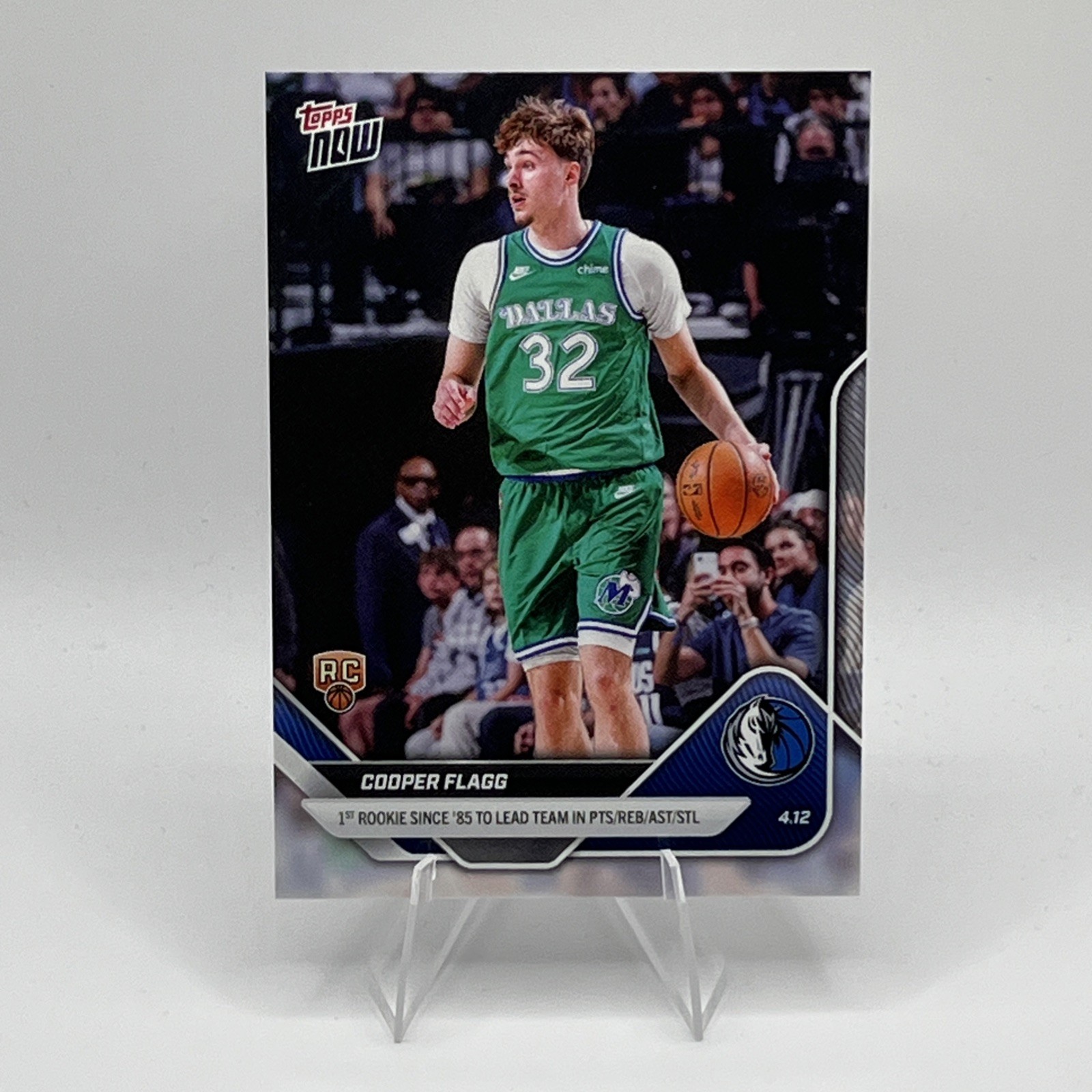 Topps 2026 Topps Now Cooper Flagg Dallas Mavericks RC Rookie Card #253
