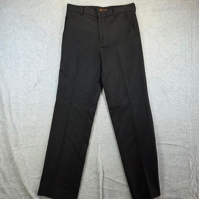 Ben Sherman Trousers Mens 30 Black Slim Fit Twill Chino Mod Style Pant