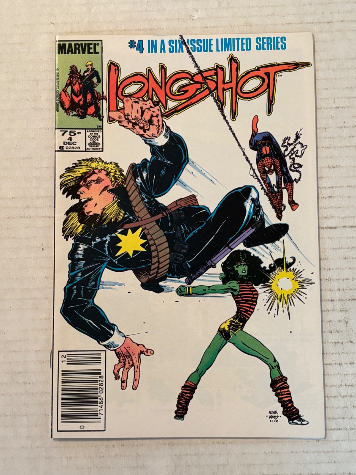 1985 Marvel Longshot #4 Comic Book /E103