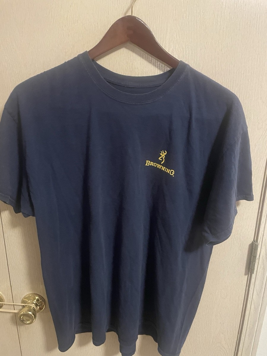 Browning T-Shirt Size XL Navy Sided The Best there Is A5