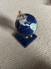 Vintage Gemstone Globe
