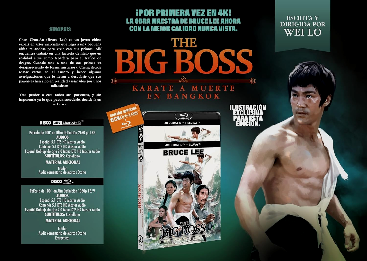 Default Constructor Karate A Muerte En Bangkok - Uhd + Blu-Ray - Imagen 2