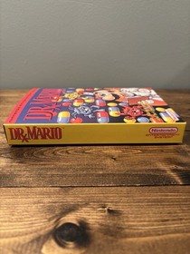 NES Dr. Mario Complete in Box with Manual, Sleeve,  Styrofoam insert