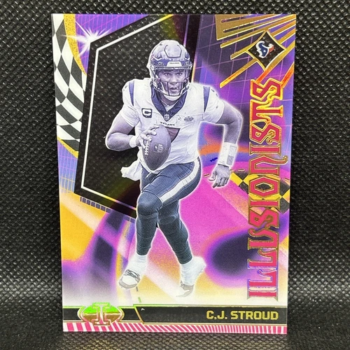 2023 Panini Illusions #13 - C.J. Stroud  Illusionists Pink /399 (RC)  !!!