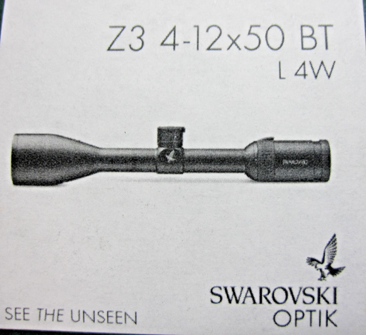 Swarovski Black Hunting Rifle Scopes for sale | eBay