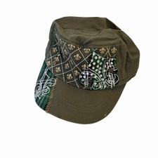 KBethos Green Fleur De Lis Embellished Cadet ...