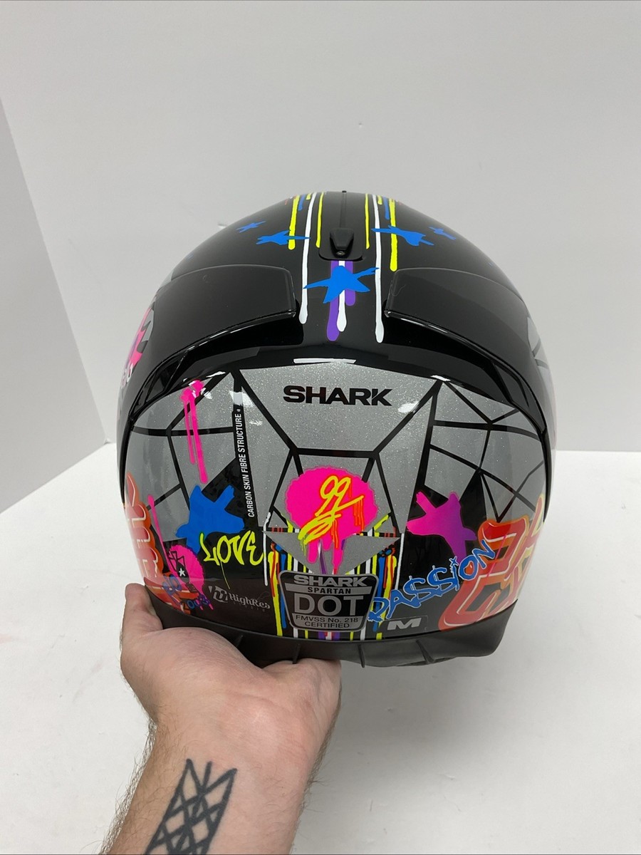 Shark Spartan Lorenzo Catalunya GP 2018 Replica Helmet Black