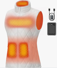 Graphene Heated Vest For Women 7.4V Fast Charge Large Capacity Battery