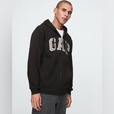 GAP Men's Black Zip Hoodie and Joggers SET MSRP 110 Size L