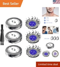 HQ56 Replacement Shaver Heads for Philips Norelco - 3-Pack, Comfortable Shave
