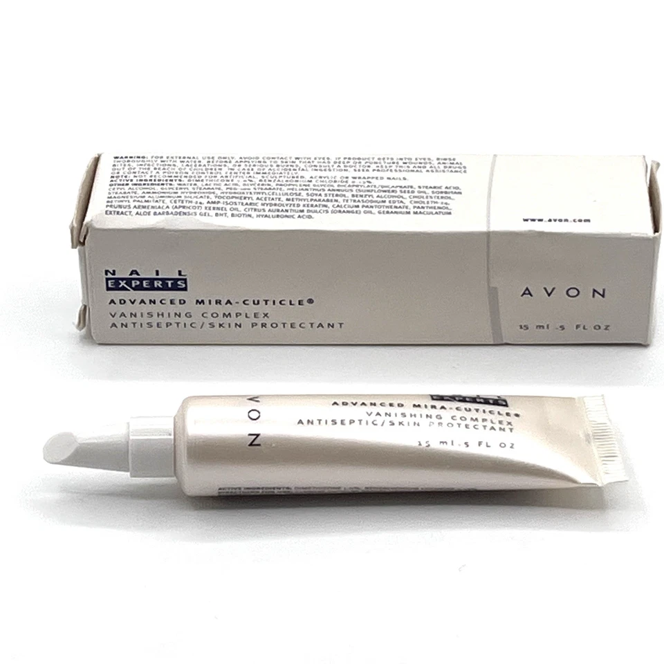 Complejo de desaparición de cutículas Avon Nail Experts Advanced Mira 15 ml 0,5 fl oz NUEVO Foto 2 de 4