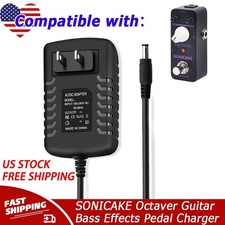 AC Adapter For SONICAKE Octaver Guitar Bass Effects Pedal Charger Power Supply