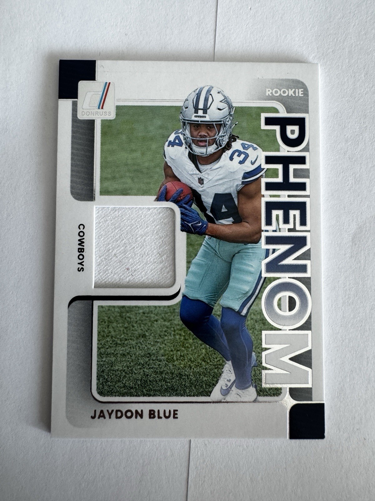 Jaydon Blue #RPJ-JBE 2025 Donruss Football Rookie Phenom Jerseys