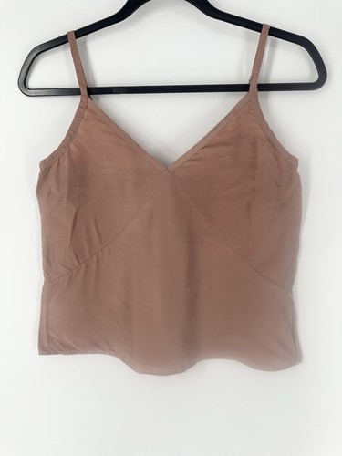Jenni Kayne Rio Cami Tank Womens  XS Dusk Pink Cupro Blend Read