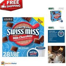Indulge in 28 Count Swiss Miss Milk Chocolate Hot Cocoa K-Cup Pods
