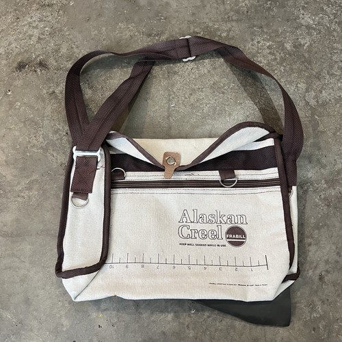 Vintage Alaskan crew fishing bag Fly Frabill Gorp Vtg Outdoors