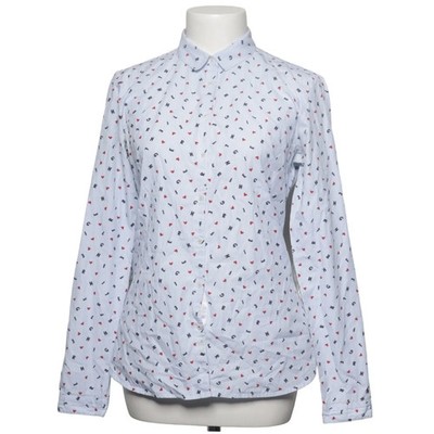 Tommy Hilfiger, Hemd, Größe: 36, Blau/Rot/Schwarz, Baumwolle, Streifen #G5I
