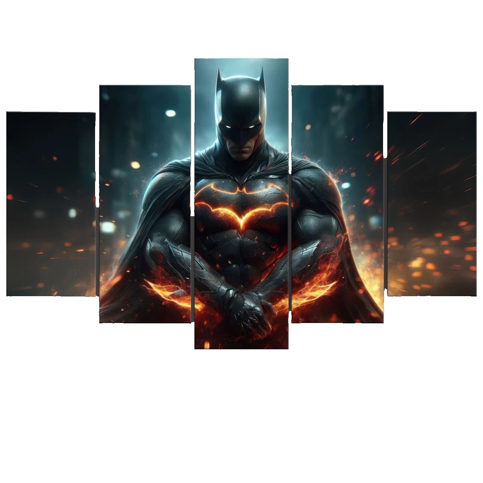 Art Deco Super-Heróis Home Décor Pôsteres e Gravuras