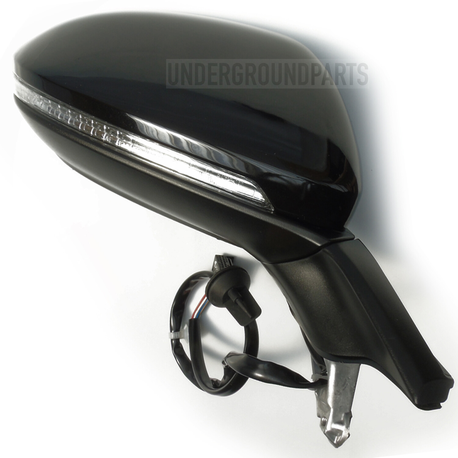 FULL COMPLETE DOOR WING MIRROR RIGHT SIDE DRIVERS BLACK TO FIT FOR VW GOLF MK7
