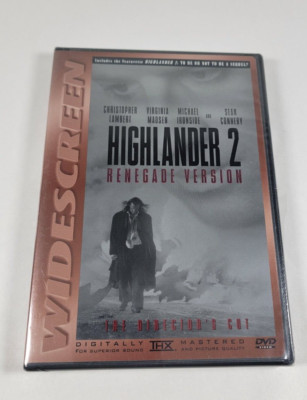 Highlander II: Renegade Version (DVD) NEW