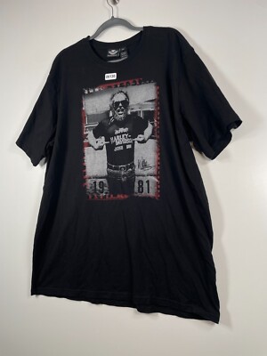 Harley Davidson Mens Willie G. 1981 Eagle Black T Shirt Sz