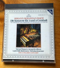 JOHANN SEBASTIAN BACH Die Konzerte f r 3 und 4 Cembali CD, 1981