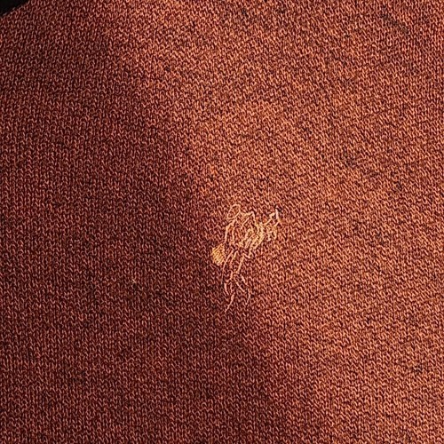VTG Mens Ashworth Rust Knit Golf Preppy Long Sleeve Polo Sweater (Large) - Picture 4 of 8