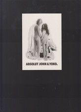 ABSOLUT JOHN & YOKO. -ABSOLUT VODKA COLLECTION N&deg; 175-WERBEPOSTKARTE AUS ITALIEN