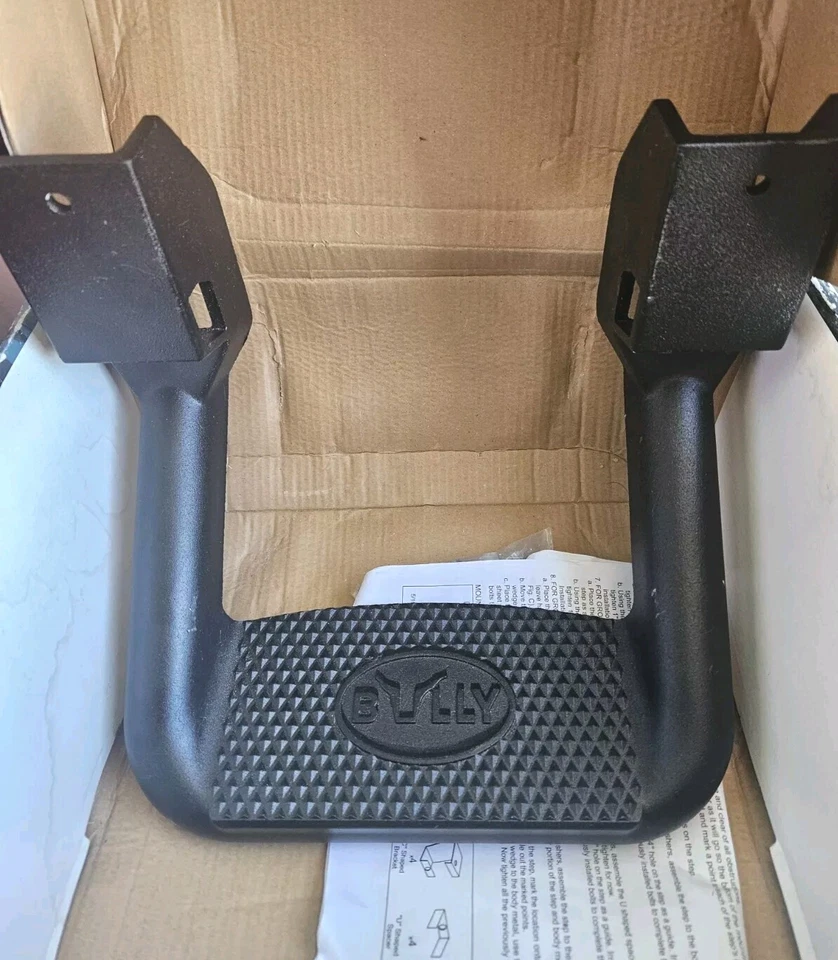 Juego de peldaños laterales de aluminio fundido de la marca Bully clasificados 300 libras BBS-1103 .. 2 abolladuras Foto 2 de 4