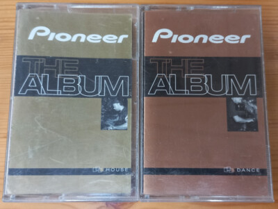 LOTE DE 2 CINTAS DE CASETE, CASSETTE, PIONEER THE ALBUM HOUSE DANCE