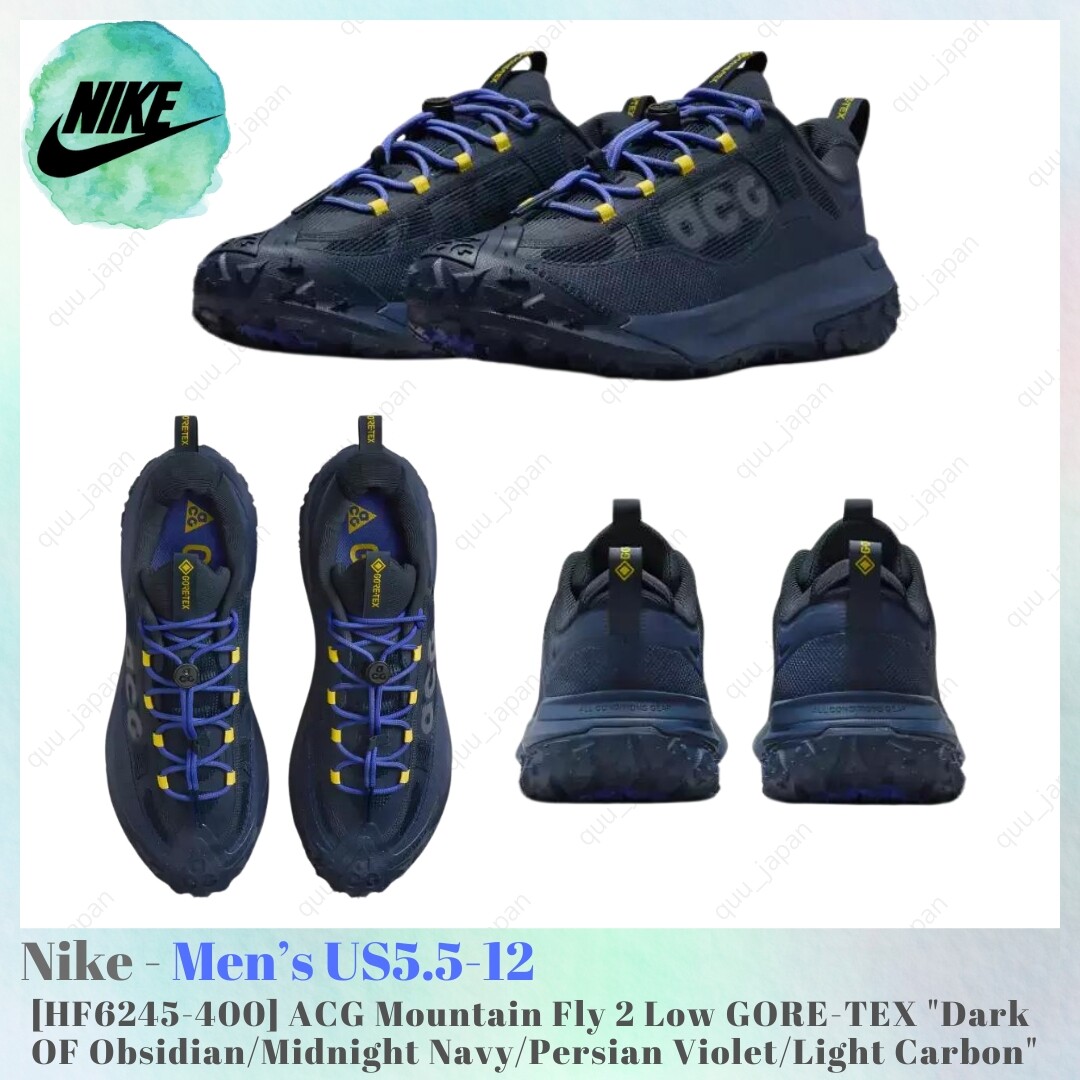 Nike ACG Mountain Fly 2 Low GORE-TEX Navy HF6245-400 Men's US5.5